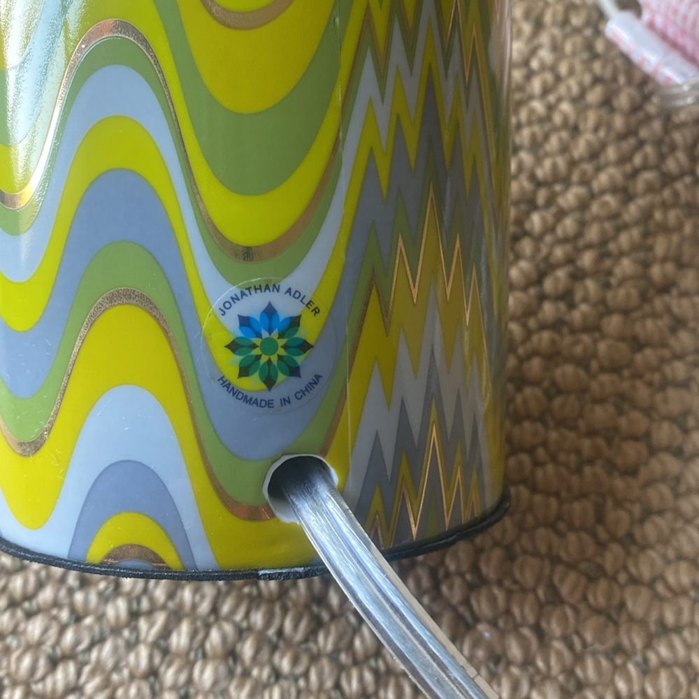 Jonathan Adler green Carnaby Acid Palm table lamp - Picture 6 of 9